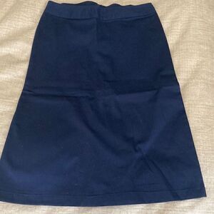 French Toast Girls Navy Midi Skirt. Size 7.